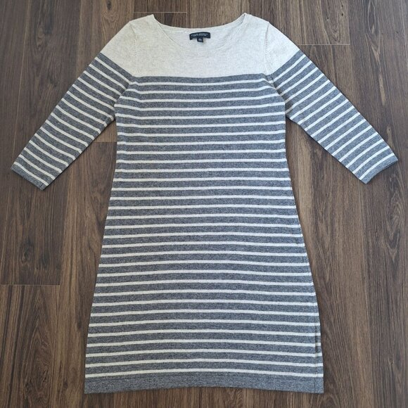 💙 Banana Republic Italian Yarn Wool Dress Size L/XL Preppy Winter Fall - Picture 8 of 8